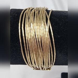 Vintage Multi-strand "liquid silver" BRACELET marked 925